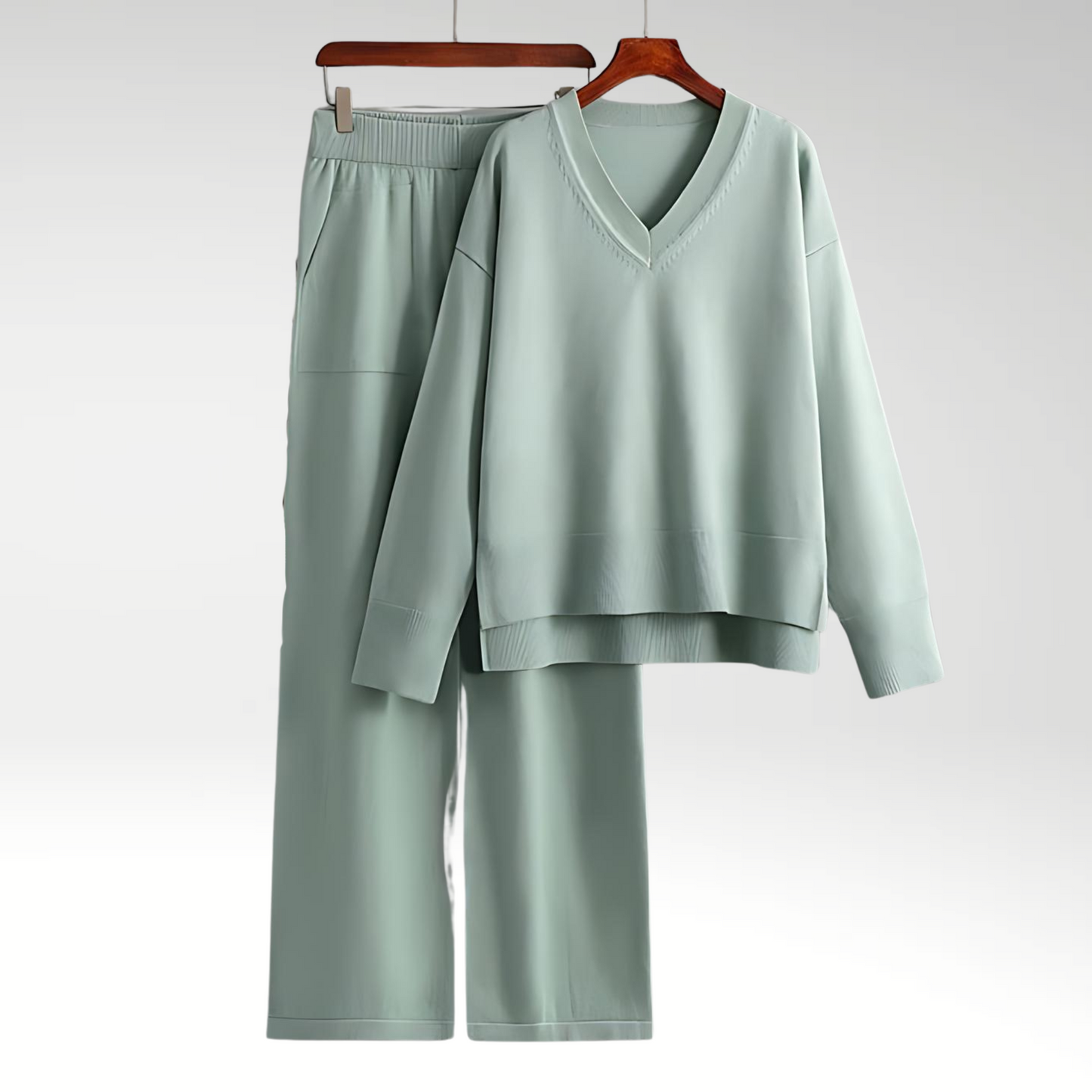 Eloria™ | Luxe Ensemble deux pièces col V