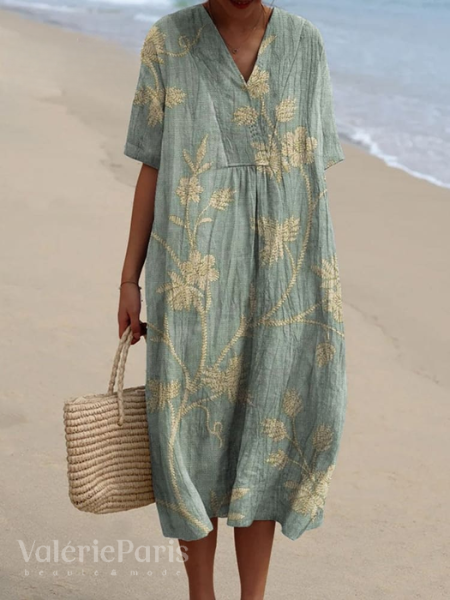 Nathalie Floral | Robe robe à imprimé floral