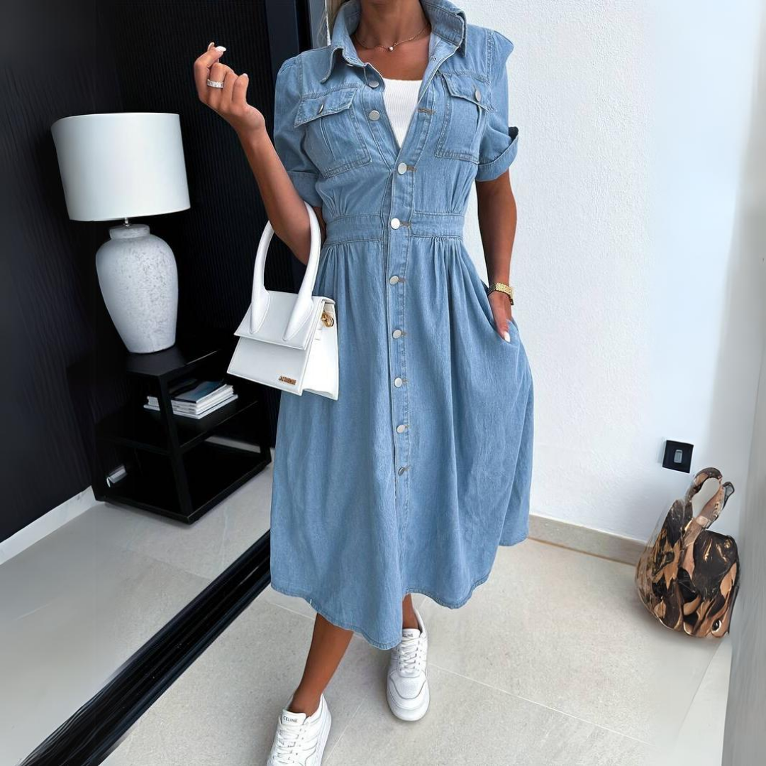 Vivette™ | Robe En Denim