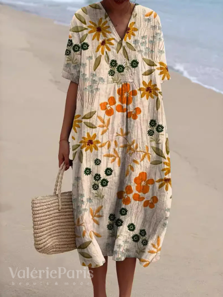 Nathalie Floral | Robe robe à imprimé floral