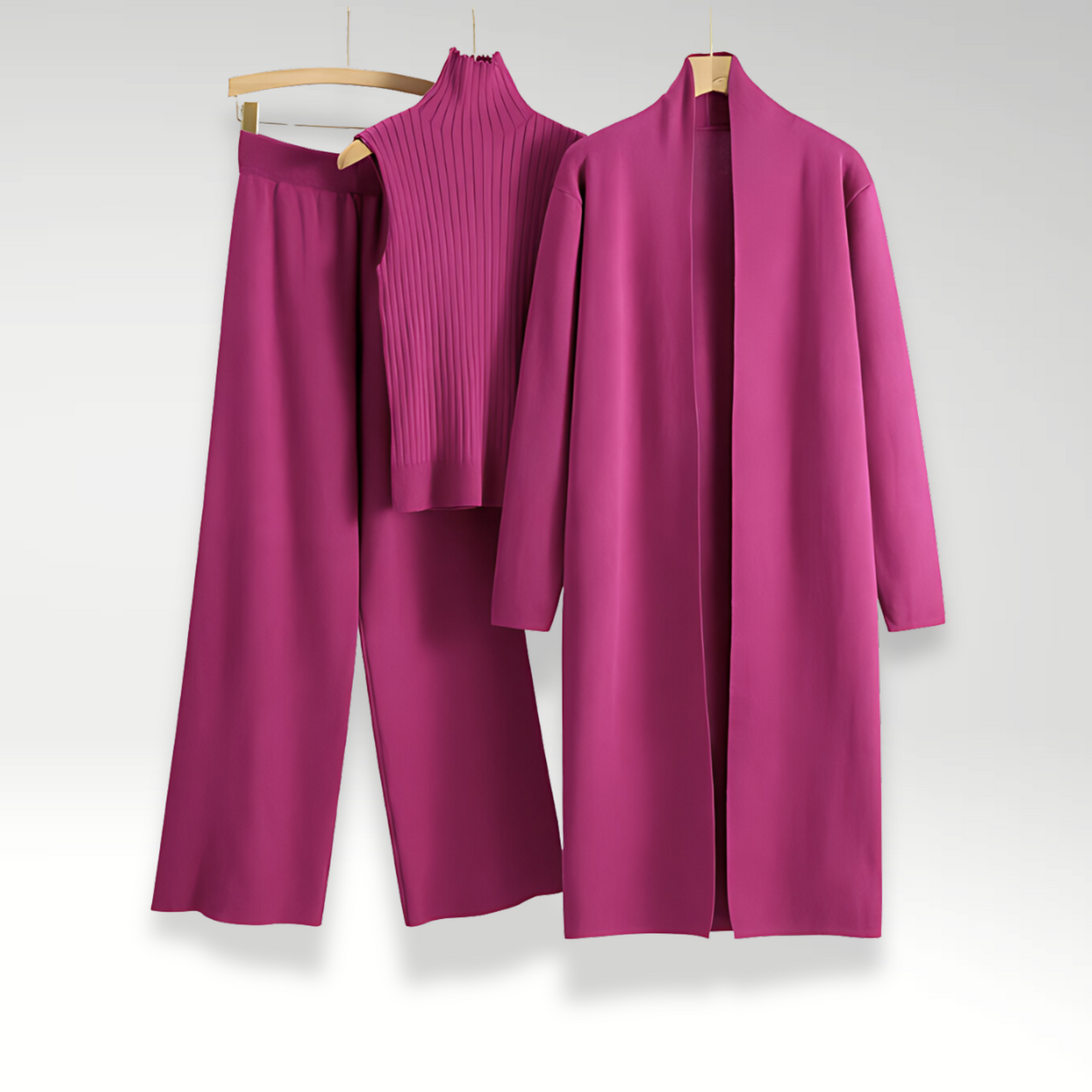 Eloria™ | Ensemble trois pièces en maille Luxe