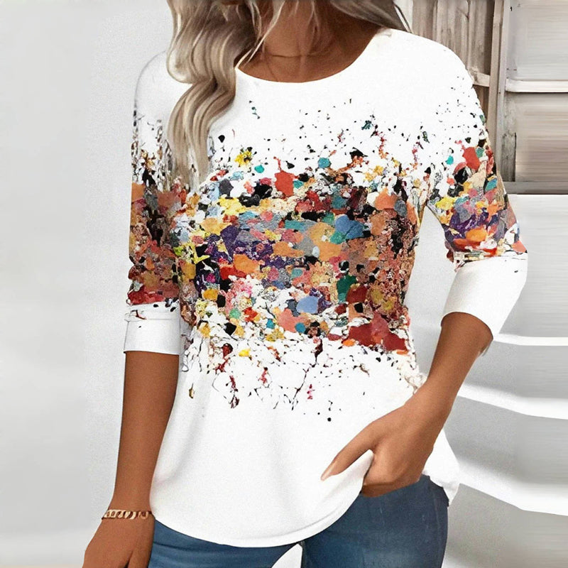 【Manches Longues】T-Shirt Coloré Décontracté