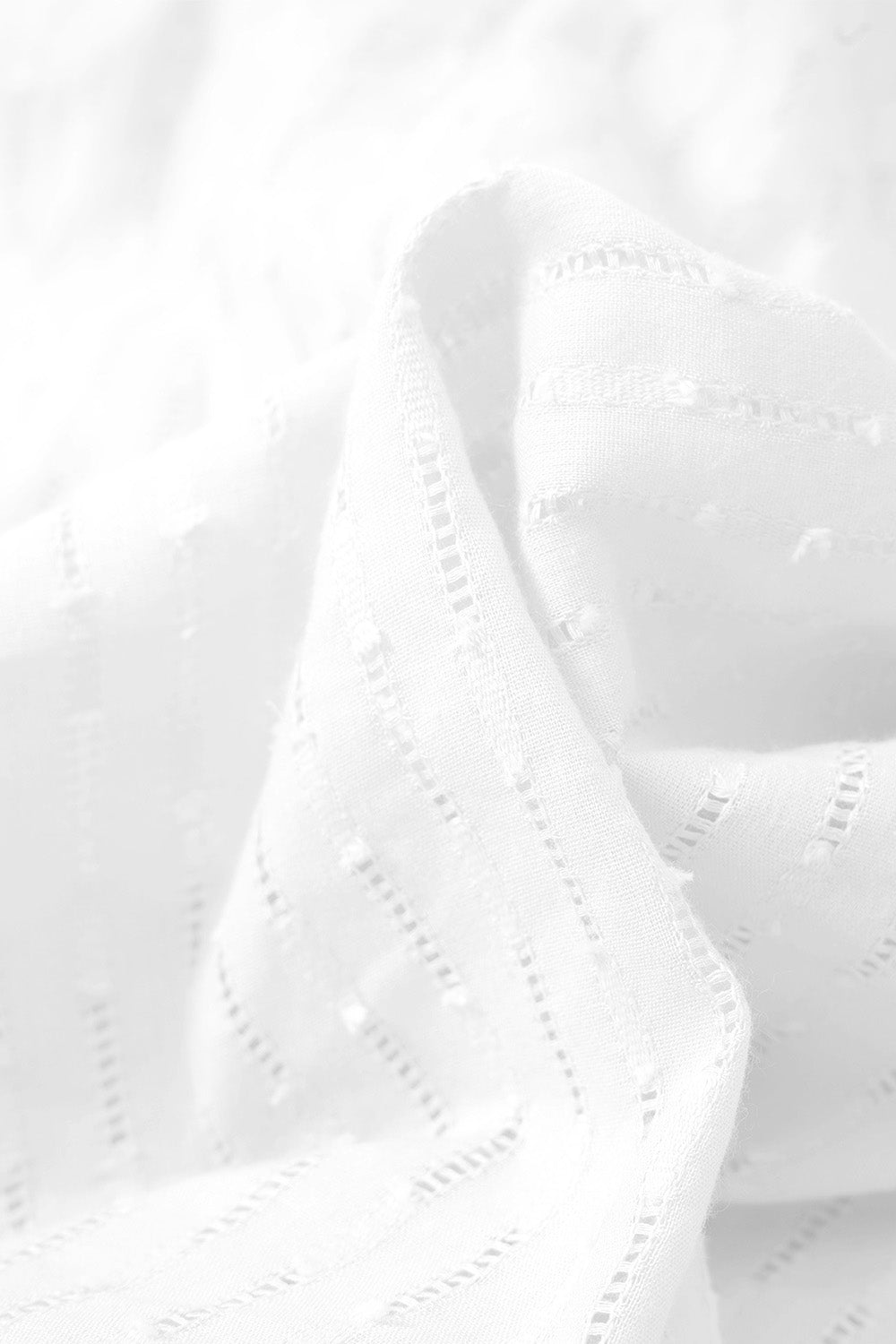 Robe d’été blanche V col midi