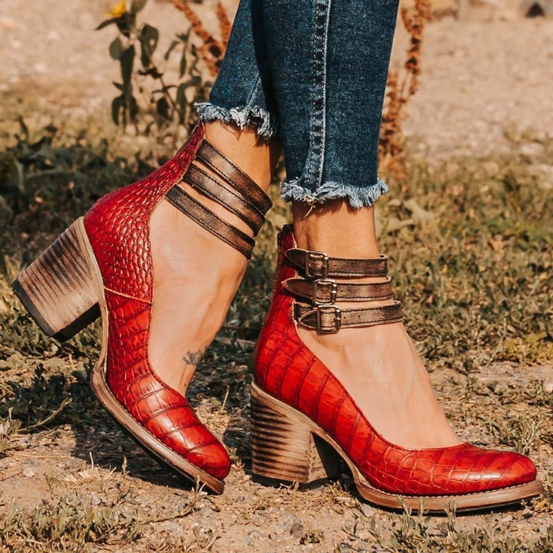 Renée | Pompes à talons hauts Vintage