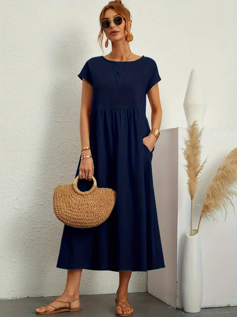 Noémie | Robe à pochettes