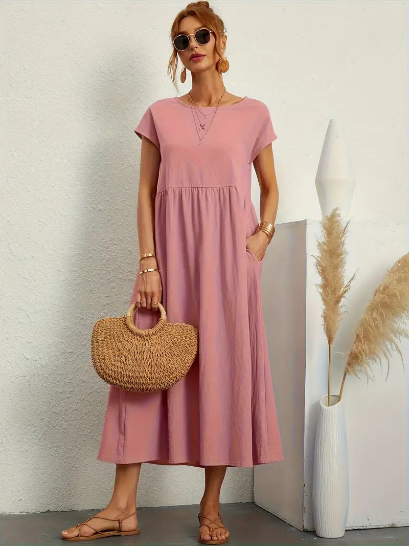 Noémie | Robe à pochettes
