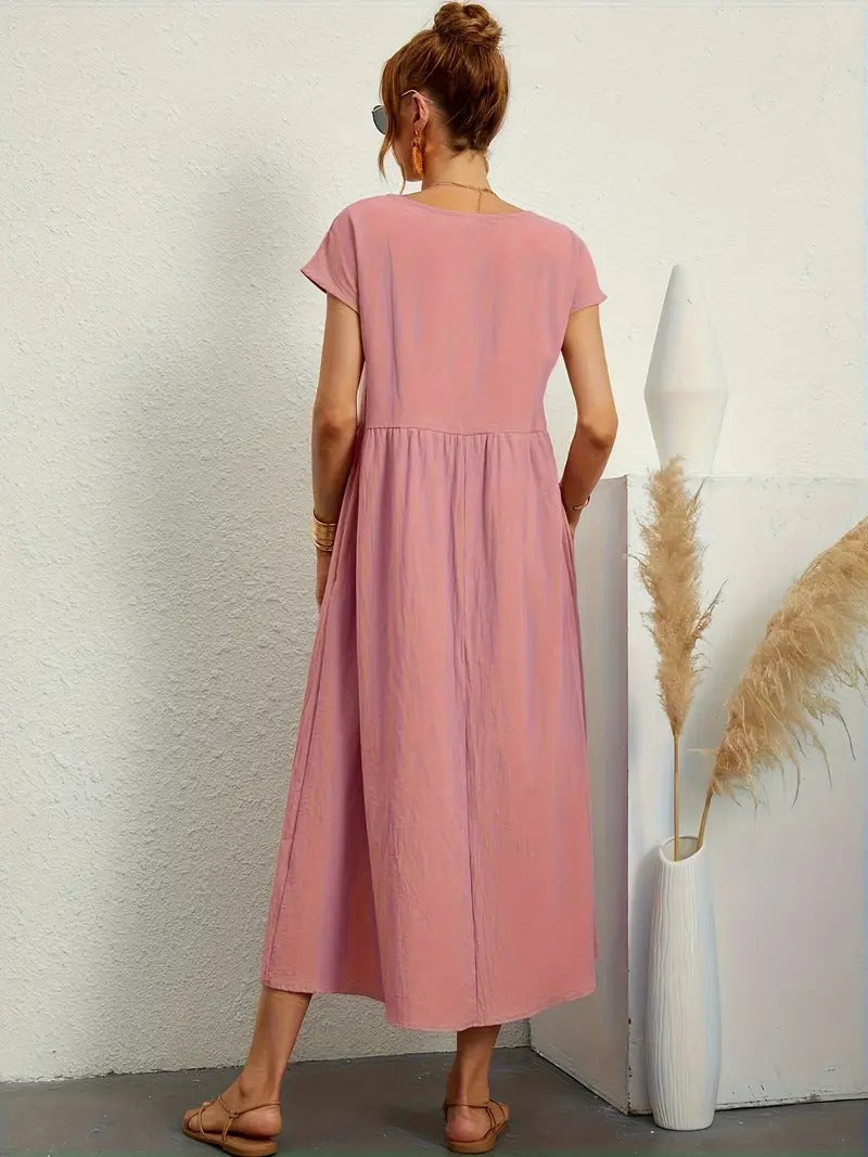 Noémie | Robe à pochettes