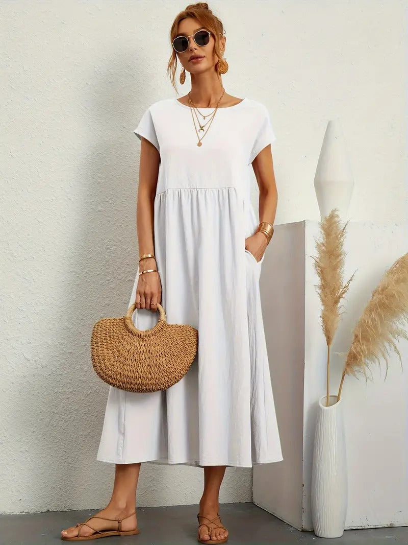 Noémie | Robe à pochettes