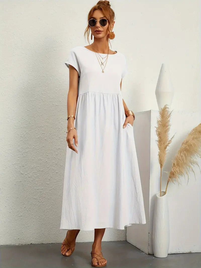 Noémie | Robe à pochettes