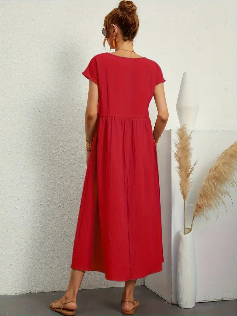 Noémie | Robe à pochettes