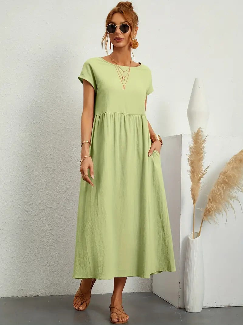 Noémie | Robe à pochettes