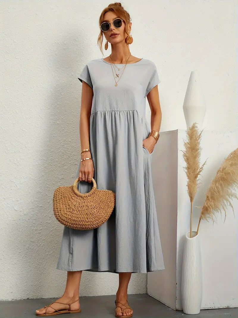 Noémie | Robe à pochettes