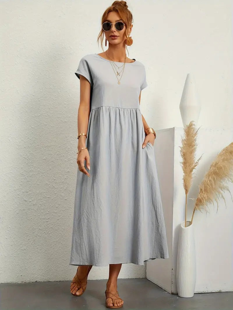 Noémie | Robe à pochettes