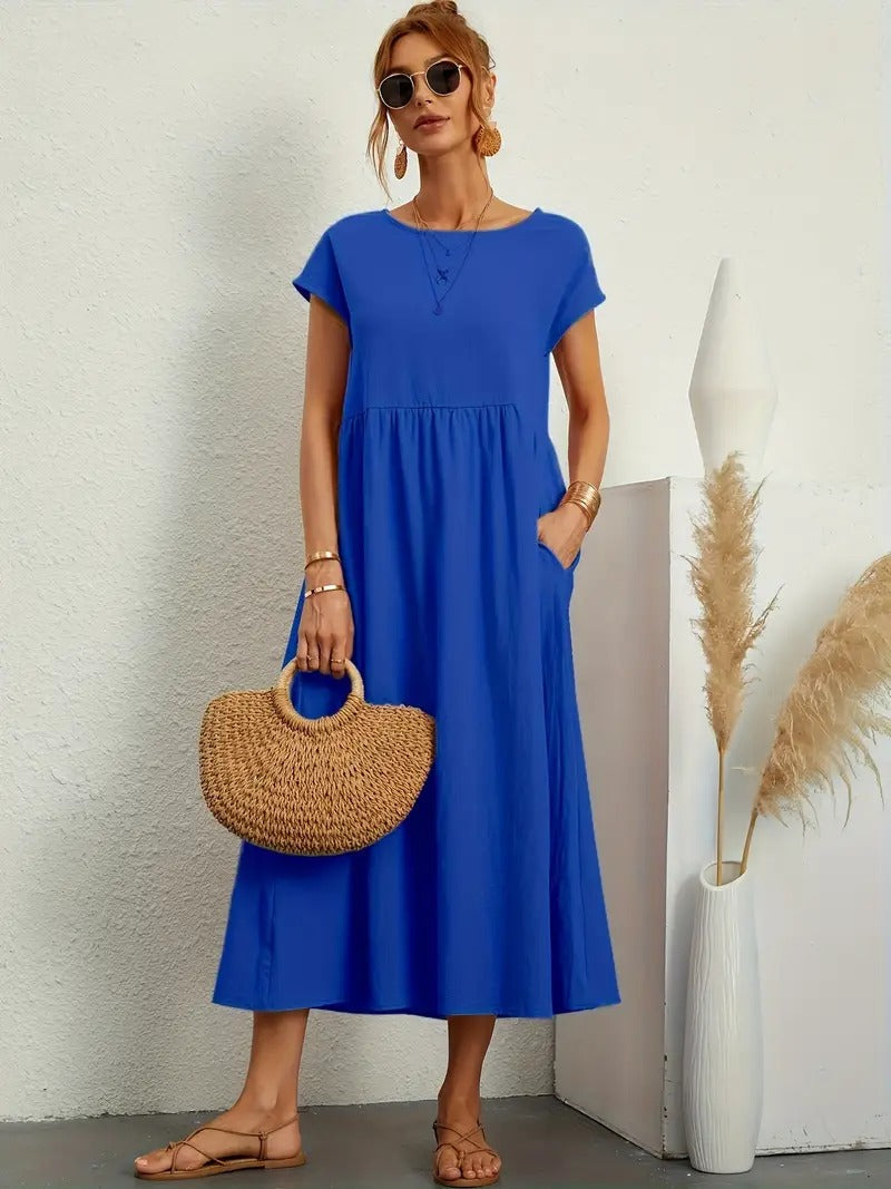 Noémie | Robe à pochettes