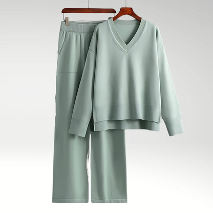 Eloria™ | Luxe Ensemble deux pièces col V