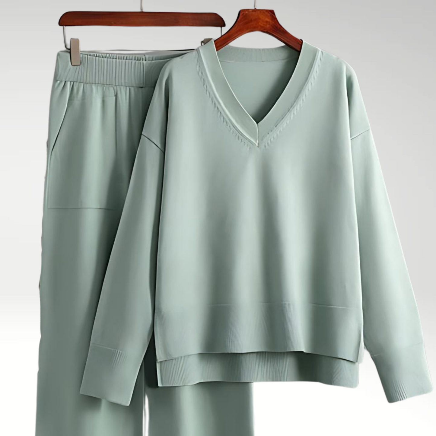 Eloria™ | Luxe Ensemble deux pièces col V