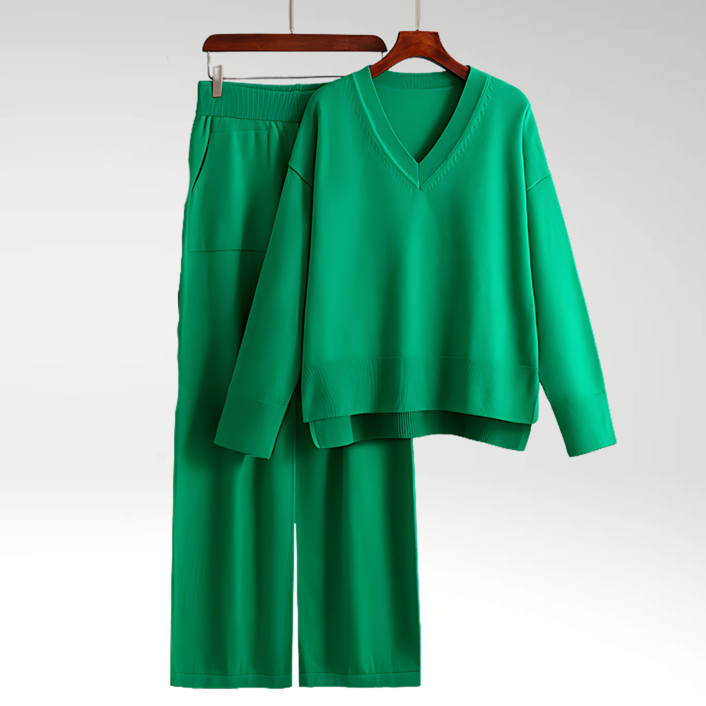 Eloria™ | Luxe Ensemble deux pièces col V