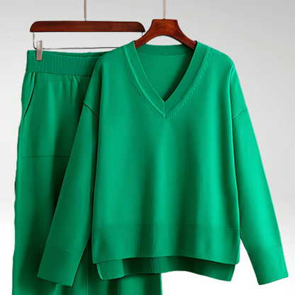 Eloria™ | Luxe Ensemble deux pièces col V