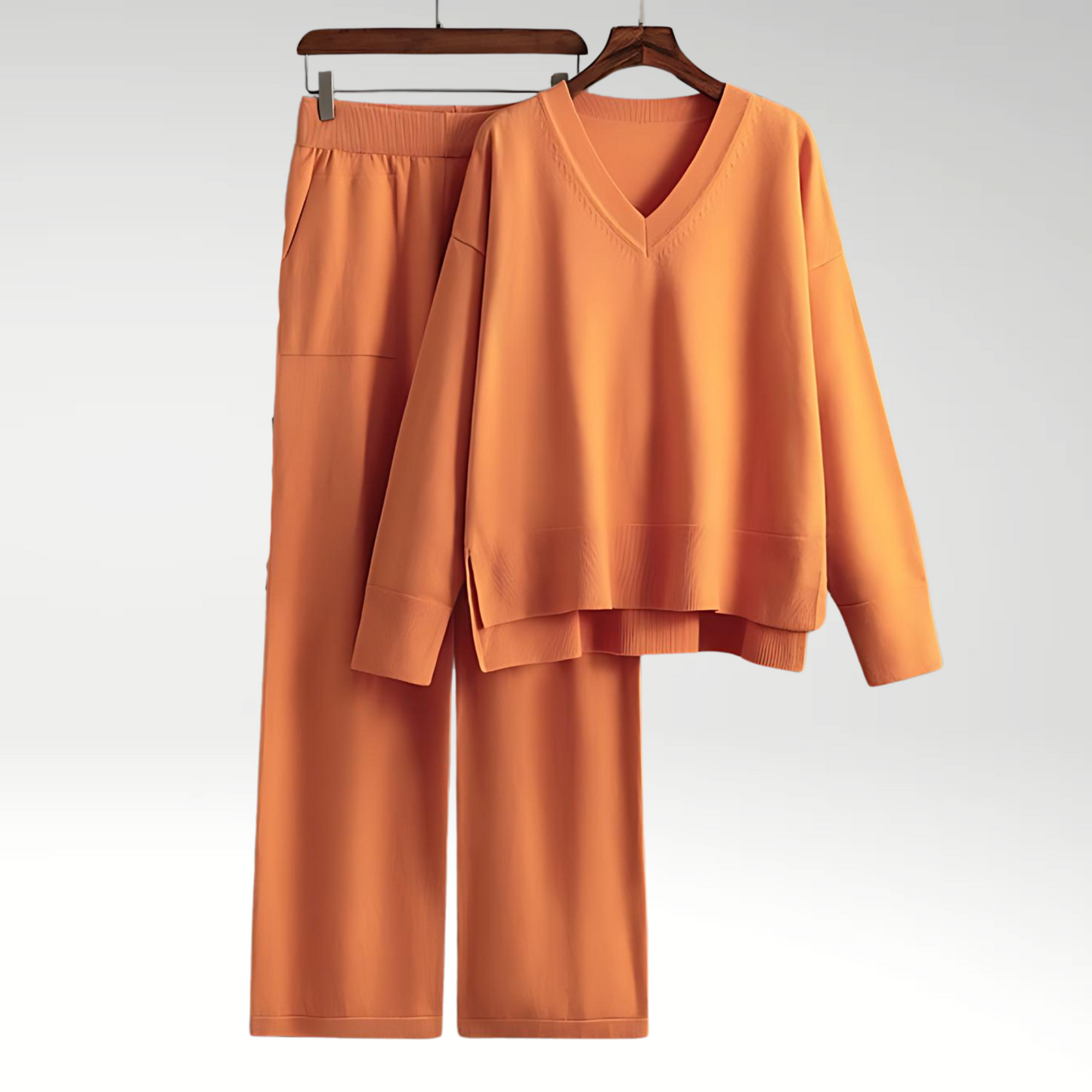 Eloria™ | Luxe Ensemble deux pièces col V