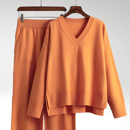 Eloria™ | Luxe Ensemble deux pièces col V