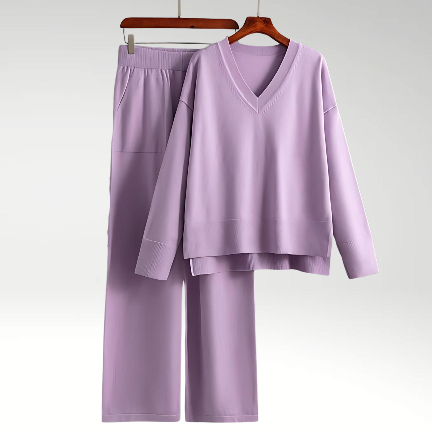 Eloria™ | Luxe Ensemble deux pièces col V
