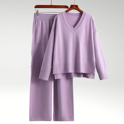 Eloria™ | Luxe Ensemble deux pièces col V