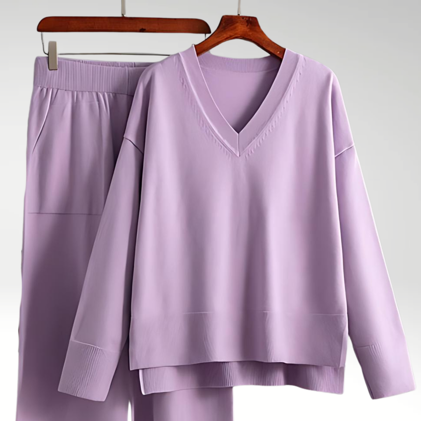 Eloria™ | Luxe Ensemble deux pièces col V