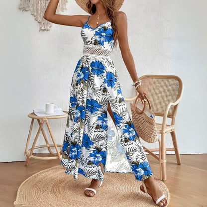 Vivette™ | Robe Maxi Tropicale Avec Fente