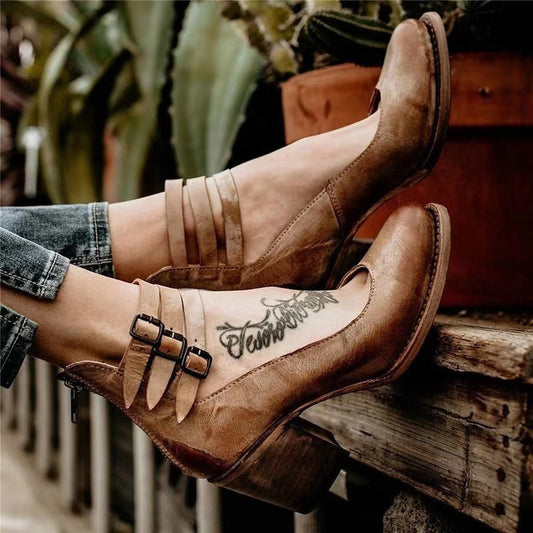 Renée | Pompes à talons hauts Vintage