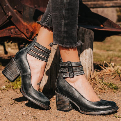 Renée | Pompes à talons hauts Vintage