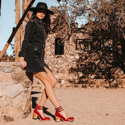 Renée | Pompes à talons hauts Vintage
