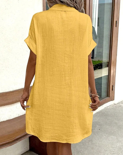 Fenna | Robe à Boutons Sans Effort