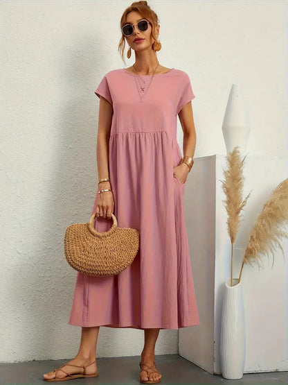 Noémie | Robe à pochettes
