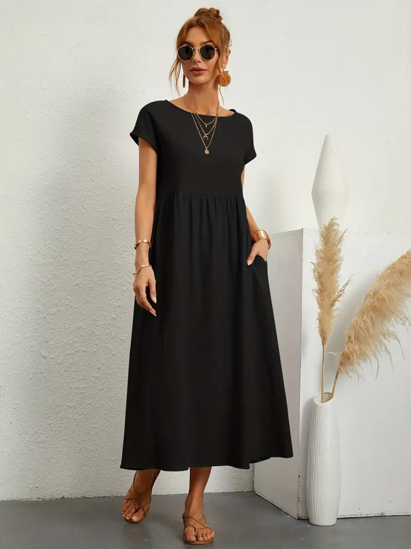 Noémie | Robe à pochettes