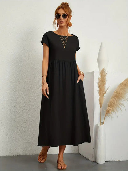 Noémie | Robe à pochettes