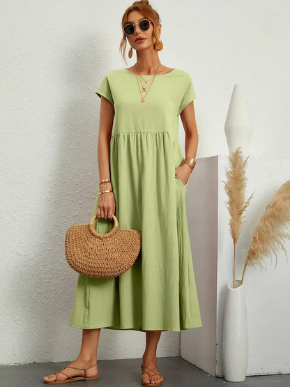 Noémie | Robe à pochettes