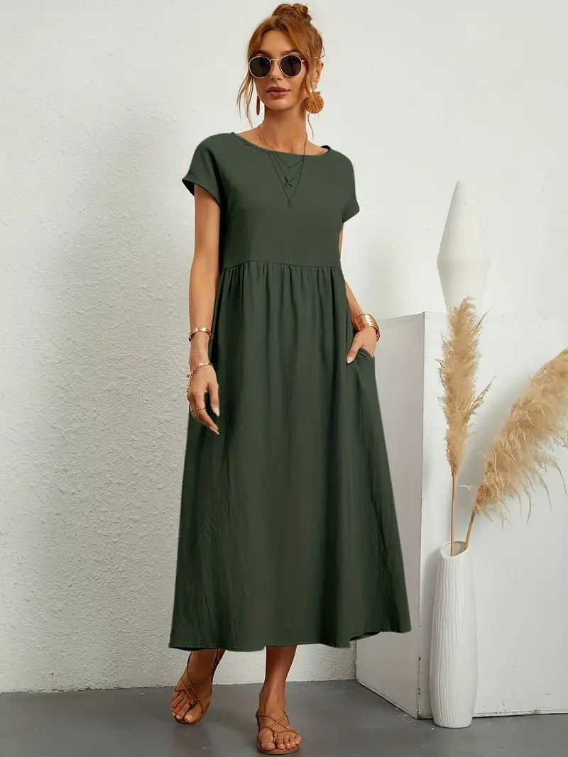 Noémie | Robe à pochettes