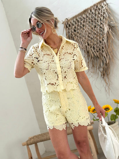 Vivette™ | Le Short Ruby en Jaune